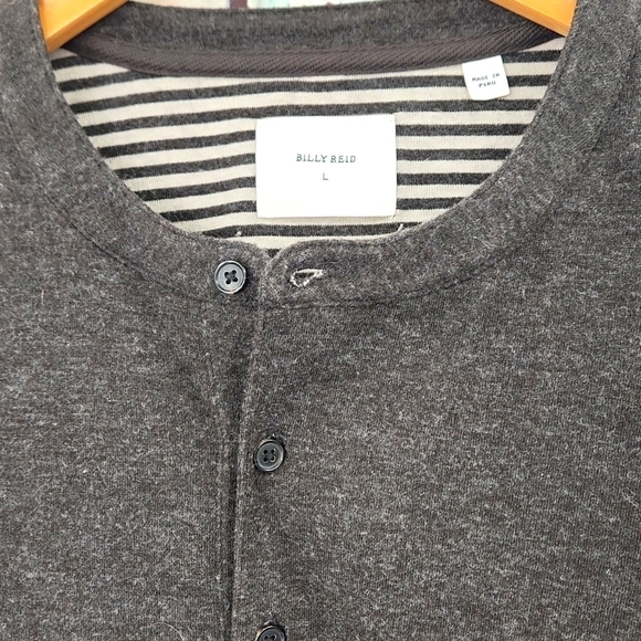 Billy Reid Henley Sweater - Picture 3 of 7